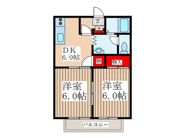 ガ－デンコ－トＡの物件間取画像